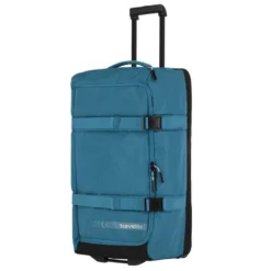 Travelite Kick Off Trolley Reisetasche L Petrol