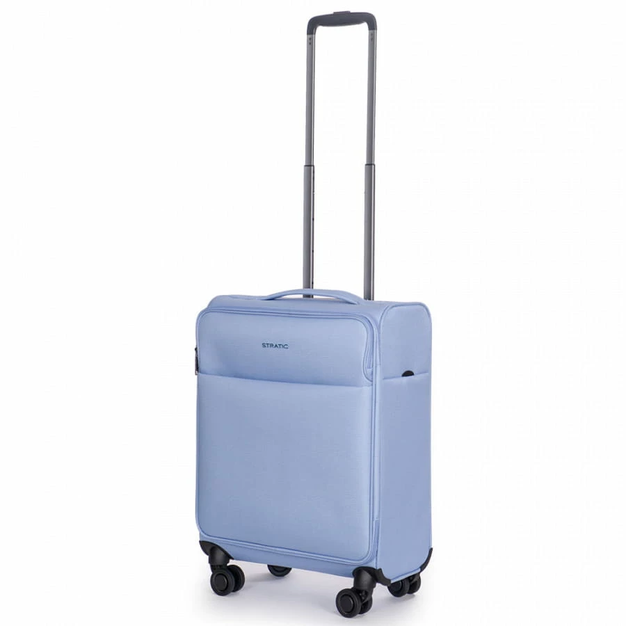 Stratic Light Plus 4-Rollen Trolley S 55 Cm Light Blue 1 Stratic Light Plus 4-Rollen Trolley S 55 Cm Light Blue