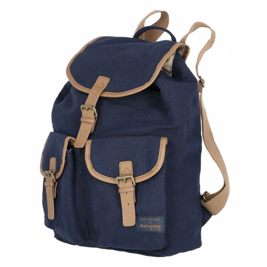Travelite Hempline Klappen-Rucksack Marine 1 Travelite Hempline Klappen-Rucksack Marine