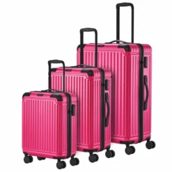 Travelite Cruise 4-Rollen Trolley-Set 3tlg. S-M-L Pink