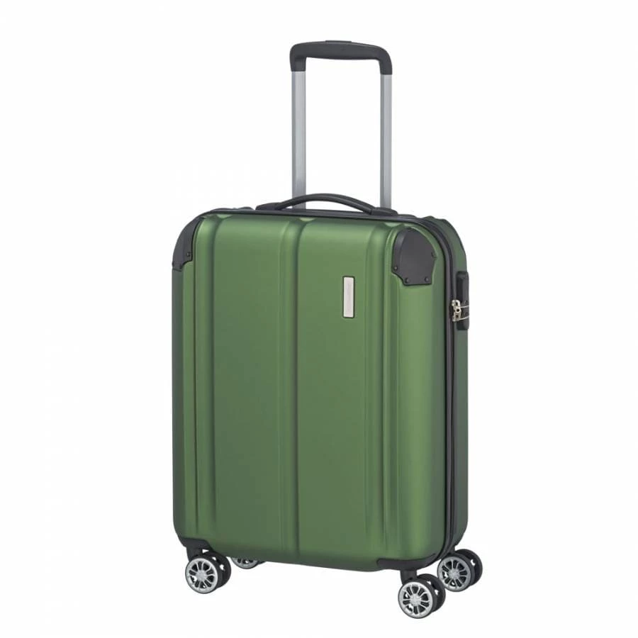 Travelite City 4-Rollen Trolley S 55 Cm Grün 1 Travelite City 4-Rollen Trolley S 55 Cm Grün