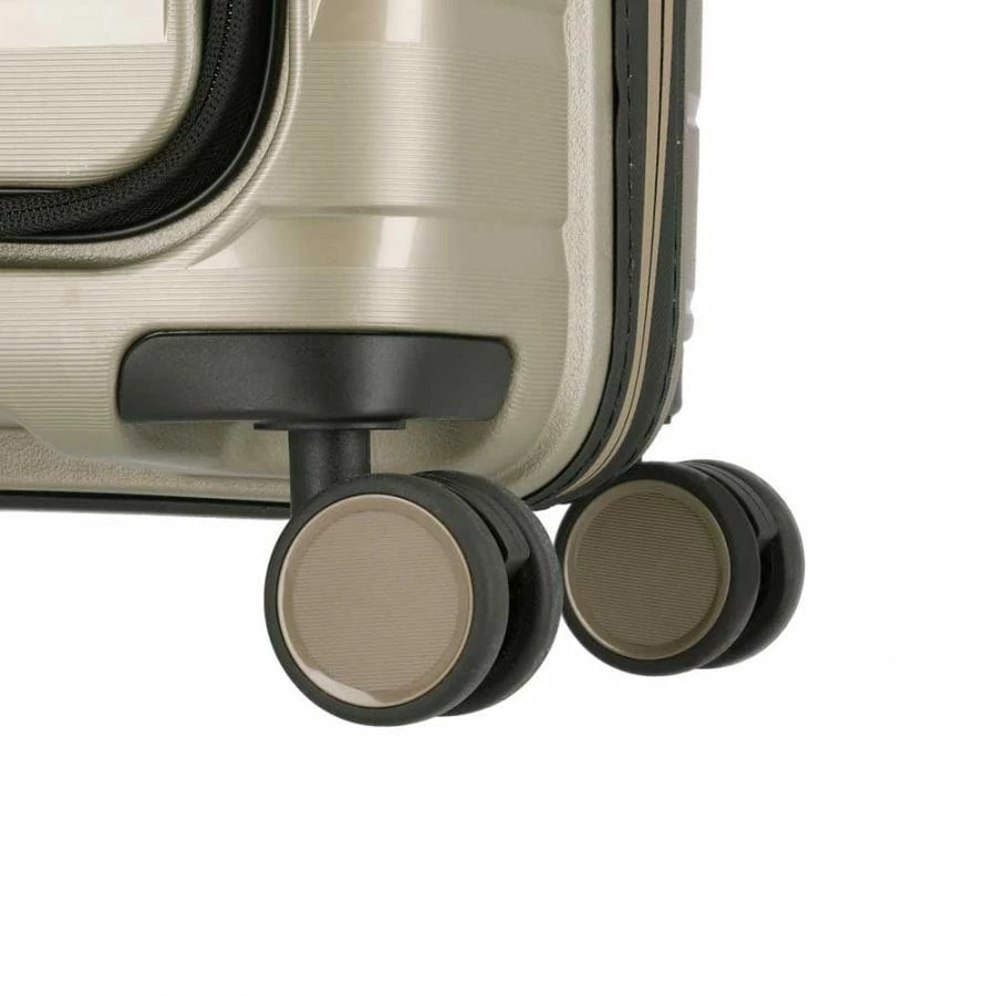 Travelite Air Base 4-Rollen Trolley S Mit Vortasche 55 Cm Champagner 8 Travelite Air Base 4-Rollen Trolley S Mit Vortasche 55 Cm Champagner – Bild 8
