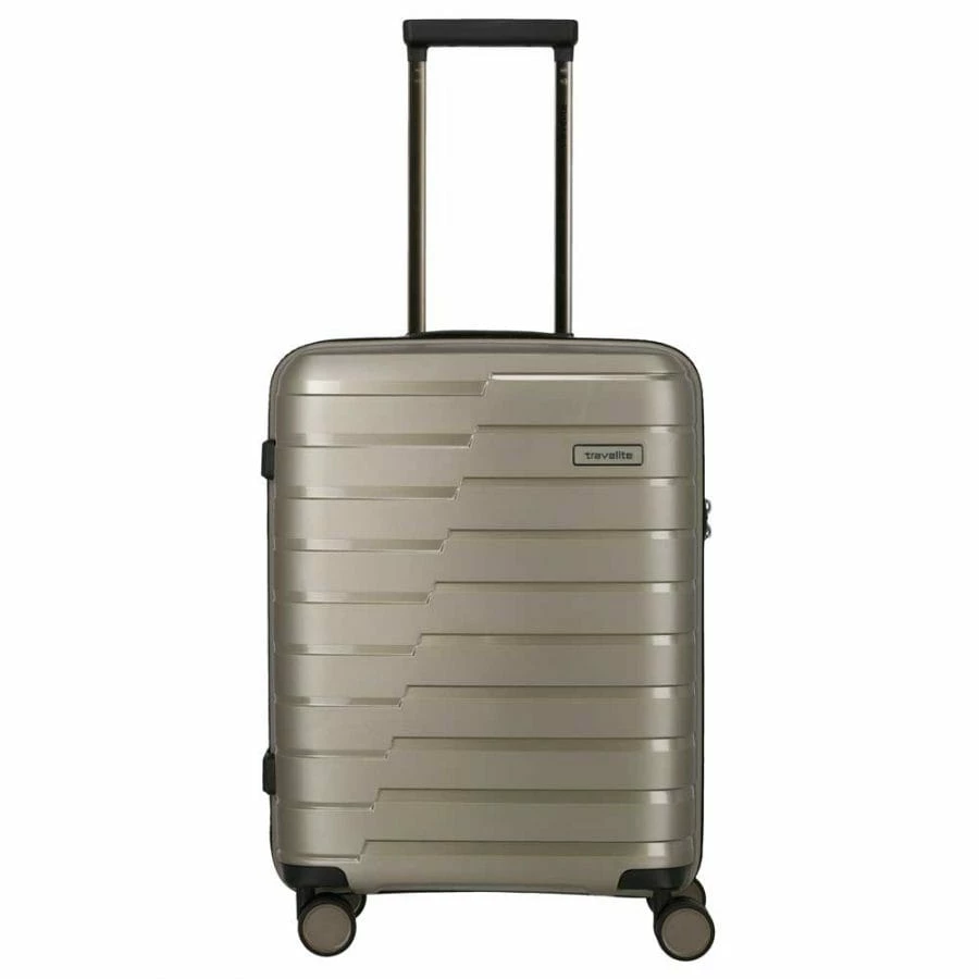 Travelite Air Base 4-Rollen Trolley S 55 Cm Champagner 6 Travelite Air Base 4-Rollen Trolley S 55 Cm Champagner – Bild 6
