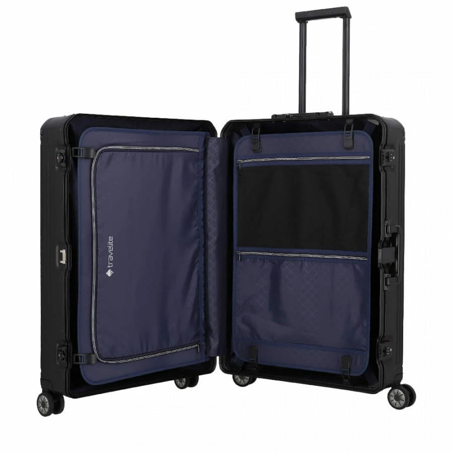 Travelite Next 4-Rollen Trolley L 77 Cm Schwarz 4 Travelite Next 4-Rollen Trolley L 77 Cm Schwarz – Bild 4