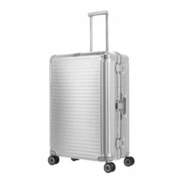 Travelite Next 4-Rollen Trolley L 77 Cm Silber