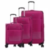 Travelite Seaside 4-Rollen Trolley-Set 3tlg. S-M-L Pink