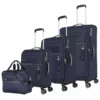 Travelite Miigo Trolley-Set 4tlg S-M-L Und Bordtasche Tiefseeblau