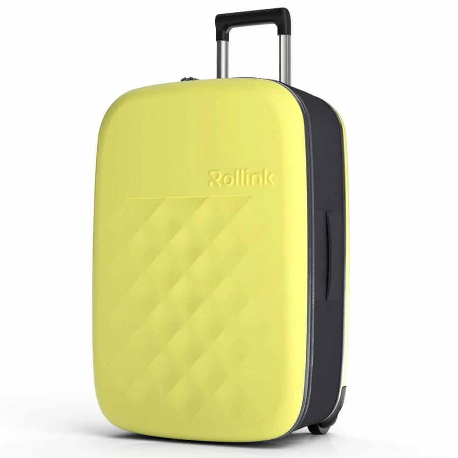 Rollink Flex Vega II Trolley M 64 Cm Yellow Iris 1 Rollink Flex Vega II Trolley M 64 Cm Yellow Iris