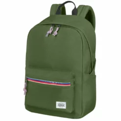 American Tourister Upbeat Backpack Zip Olive Green