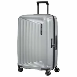 Samsonite Nuon 4-Rollen Trolley M 69 Cm Matt Silver