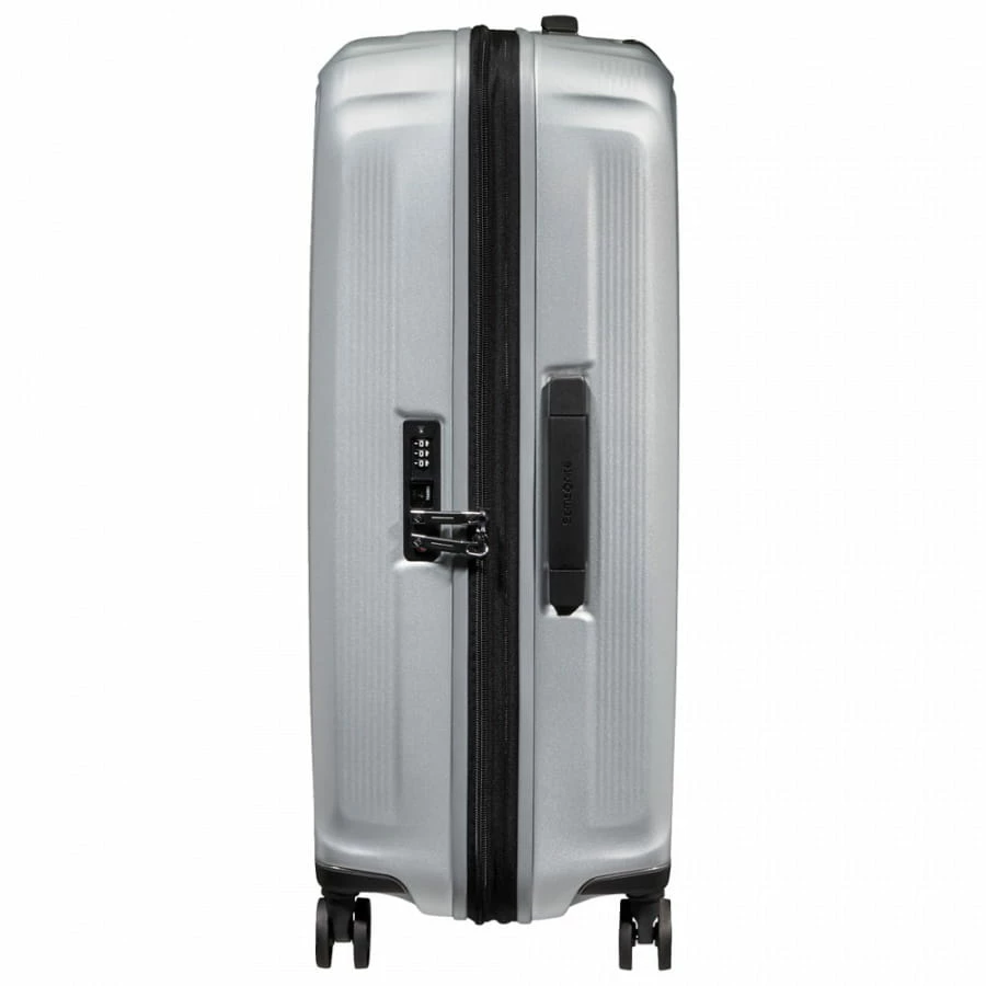 Samsonite Nuon 4-Rollen Trolley M 69 Cm Matt Silver 2 Samsonite Nuon 4-Rollen Trolley M 69 Cm Matt Silver – Bild 2