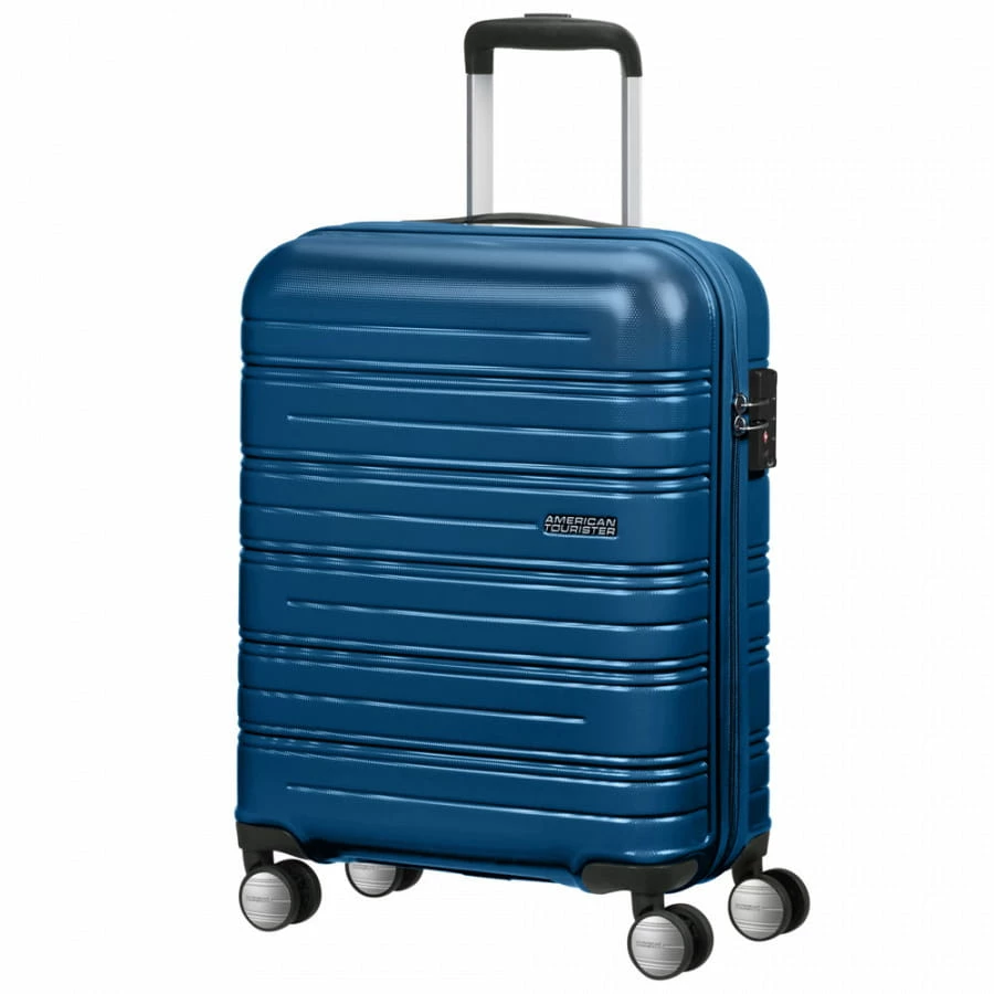 American Tourister High Turn Trolley S 55 Cm Dark Navy 1 American Tourister High Turn Trolley S 55 Cm Dark Navy