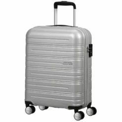 American Tourister High Turn Trolley S 55 Cm Silver