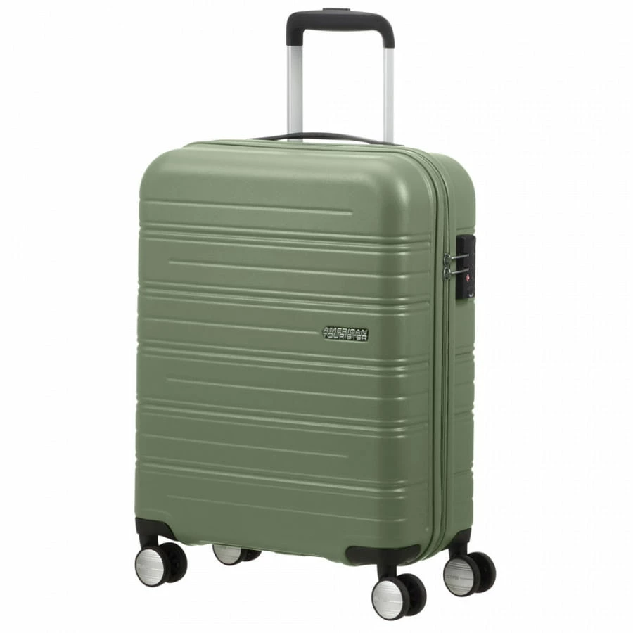 American Tourister High Turn Trolley S 55 Cm Matt Sage Khaki 1 American Tourister High Turn Trolley S 55 Cm Matt Sage Khaki