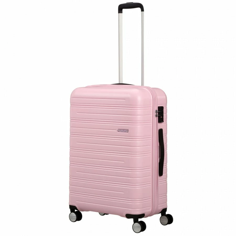 American Tourister High Turn Trolley M 67 Cm Matt Powder Pink 2 American Tourister High Turn Trolley M 67 Cm Matt Powder Pink – Bild 2