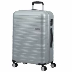 American Tourister High Turn Trolley L 77 Cm Silver