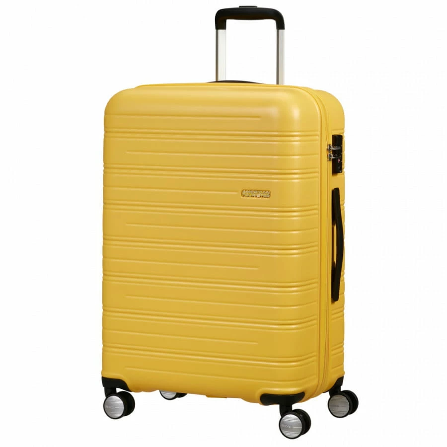 American Tourister High Turn Trolley L 77 Cm Matt Yellow 1 American Tourister High Turn Trolley L 77 Cm Matt Yellow