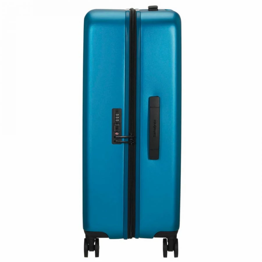 Samsonite Quadrix 4-Rollen Trolley M 68 Cm Aqua 2 Samsonite Quadrix 4-Rollen Trolley M 68 Cm Aqua – Bild 2