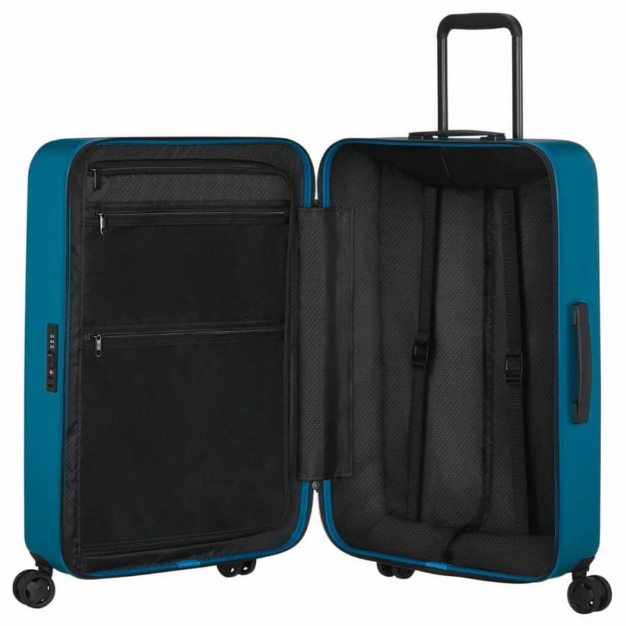 Samsonite Quadrix 4-Rollen Trolley M 68 Cm Aqua 4 Samsonite Quadrix 4-Rollen Trolley M 68 Cm Aqua – Bild 4