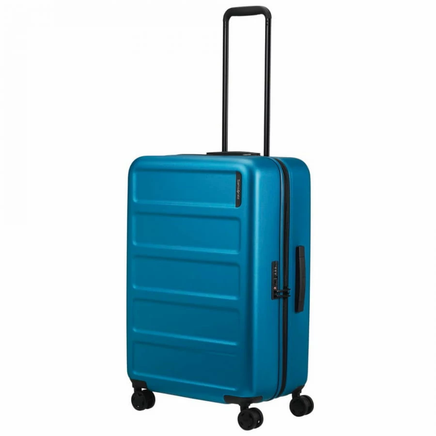 Samsonite Quadrix 4-Rollen Trolley M 68 Cm Aqua 7 Samsonite Quadrix 4-Rollen Trolley M 68 Cm Aqua – Bild 7