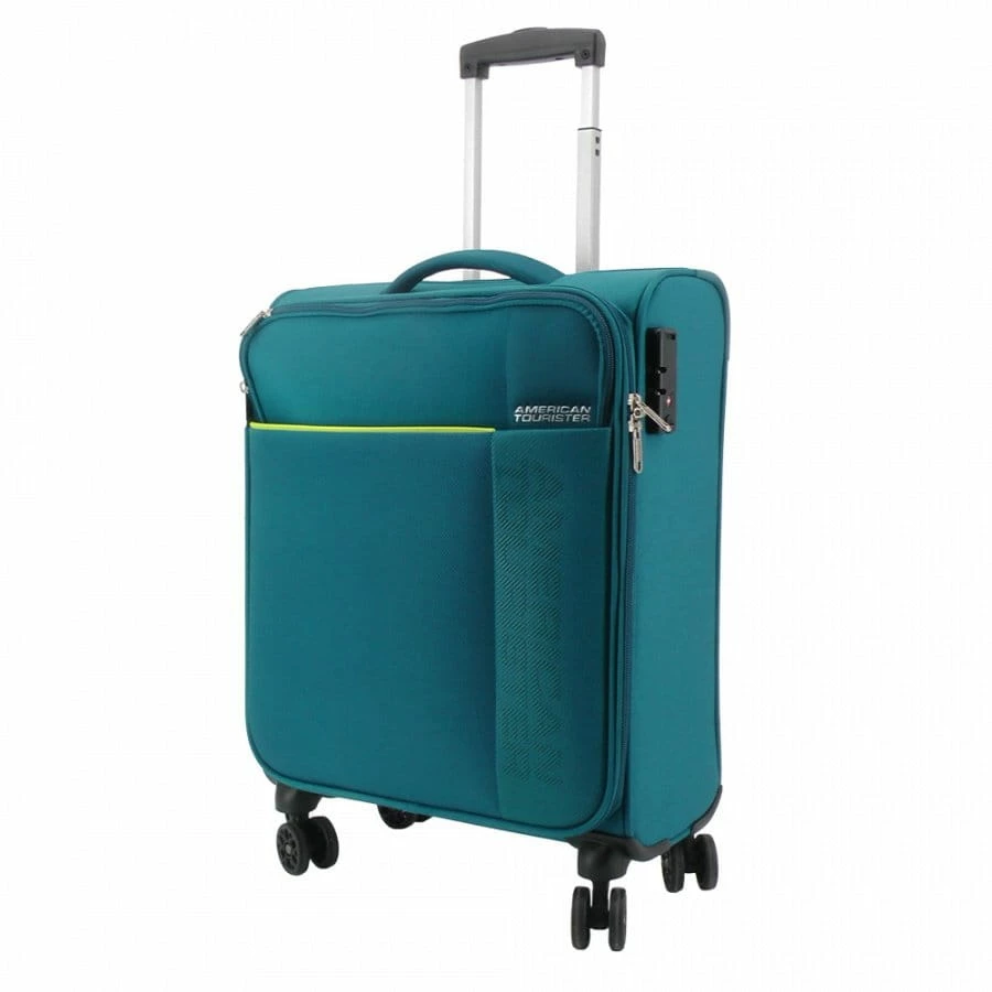 American Tourister Fun Cruise Trolley S 55 Cm Teal-Lime 1 American Tourister Fun Cruise Trolley S 55 Cm Teal-Lime