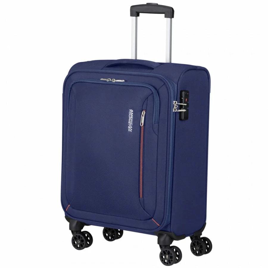 American Tourister Hyperspeed Trolley S 55 Cm Combat Navy 1 American Tourister Hyperspeed Trolley S 55 Cm Combat Navy