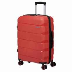 American Tourister Air Move Trolley M 66 Cm Coral Red