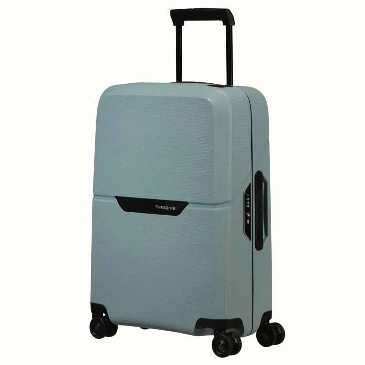 Samsonite Magnum Eco 4-Rollen Trolley S 55 Cm Ice Blue 1 Samsonite Magnum Eco 4-Rollen Trolley S 55 Cm Ice Blue