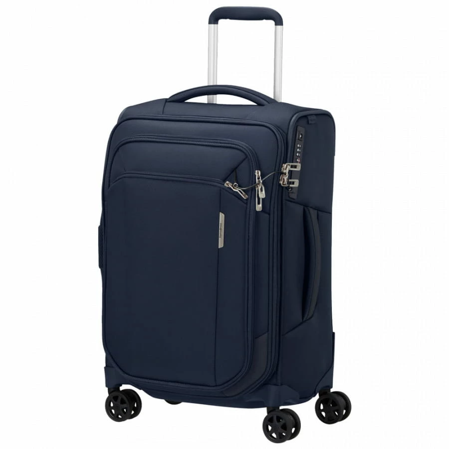 Samsonite Respark 4-Rollen Trolley S 55 Cm Midnight Blue 1 Samsonite Respark 4-Rollen Trolley S 55 Cm Midnight Blue