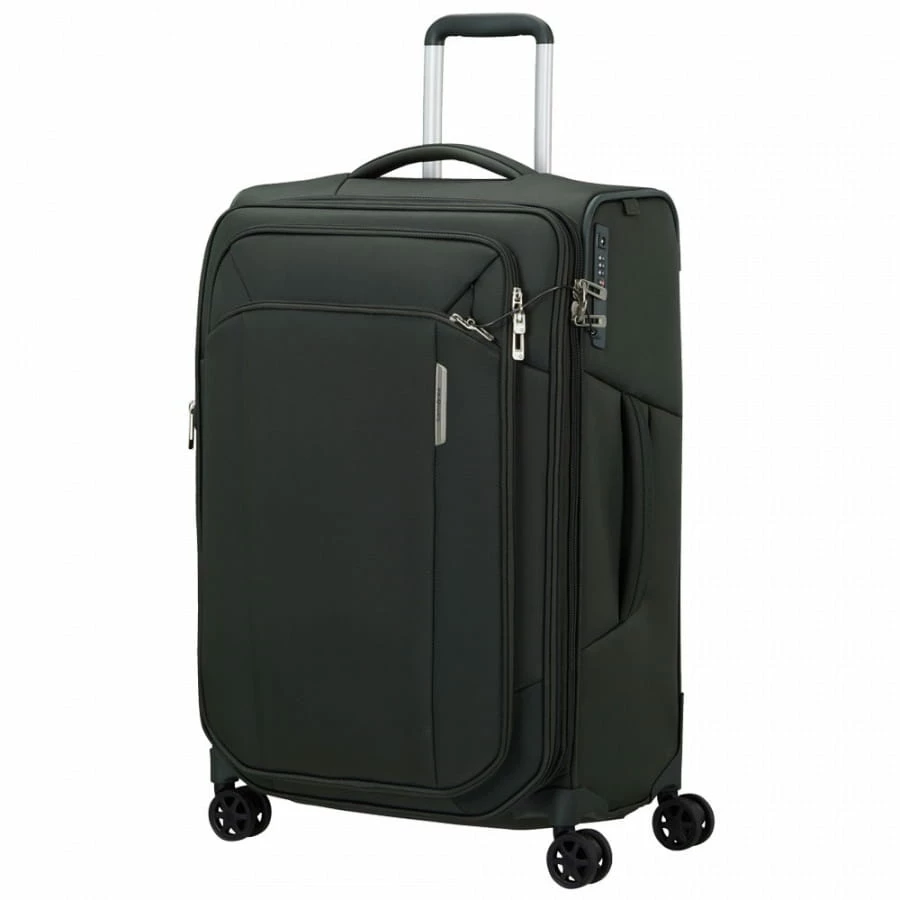 Samsonite Respark 4-Rollen Trolley M 67 Cm Forest Green 1 Samsonite Respark 4-Rollen Trolley M 67 Cm Forest Green