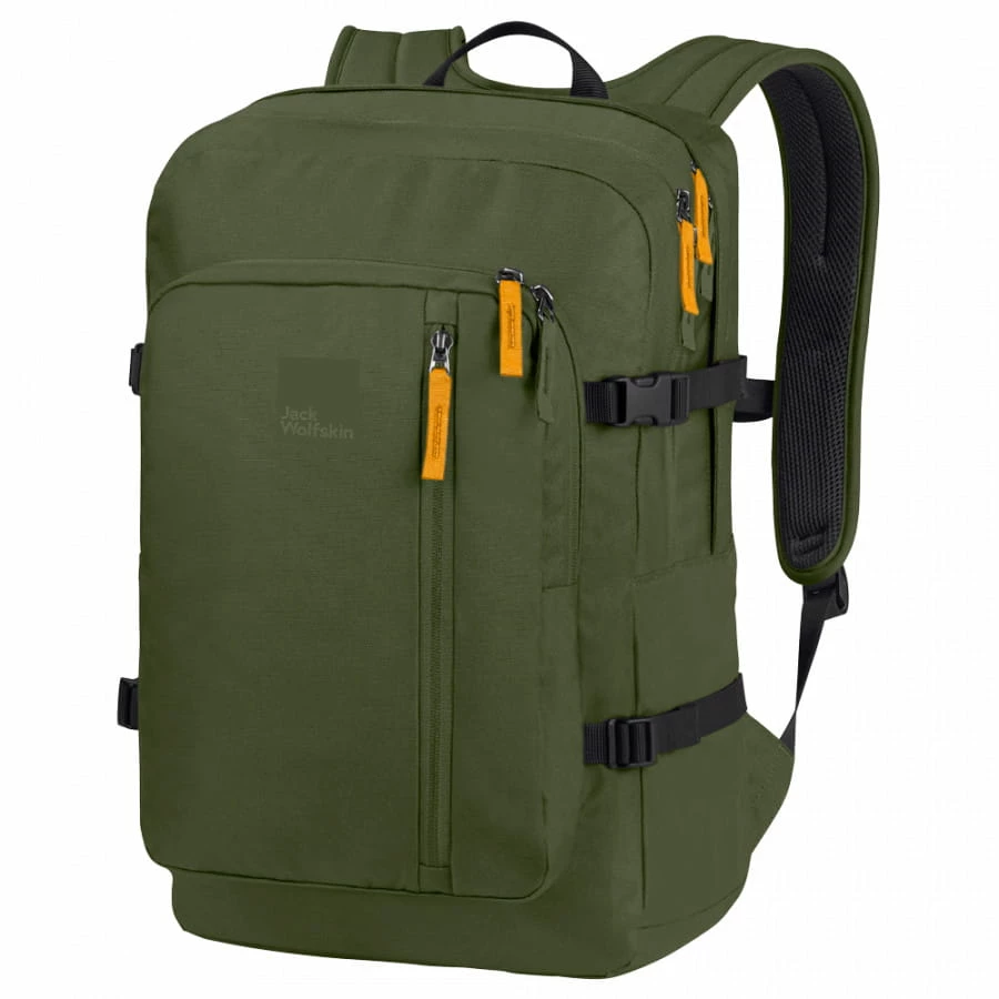 Jack Wolfskin Berkeley De Luxe Rucksack Greenwood 1 Jack Wolfskin Berkeley De Luxe Rucksack Greenwood