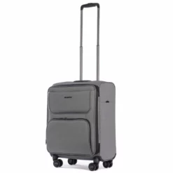 Stratic Bendigo Light Plus 4-Rollen Trolley S 54 Cm Silver