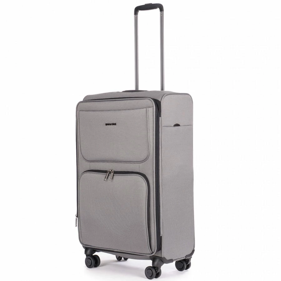 Stratic Bendigo Light Plus 4-Rollen Trolley M 72 Cm Silver 1 Stratic Bendigo Light Plus 4-Rollen Trolley M 72 Cm Silver