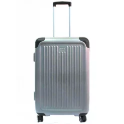 Stratic Stripe 4-Rollen Trolley M 66 Cm Silver
