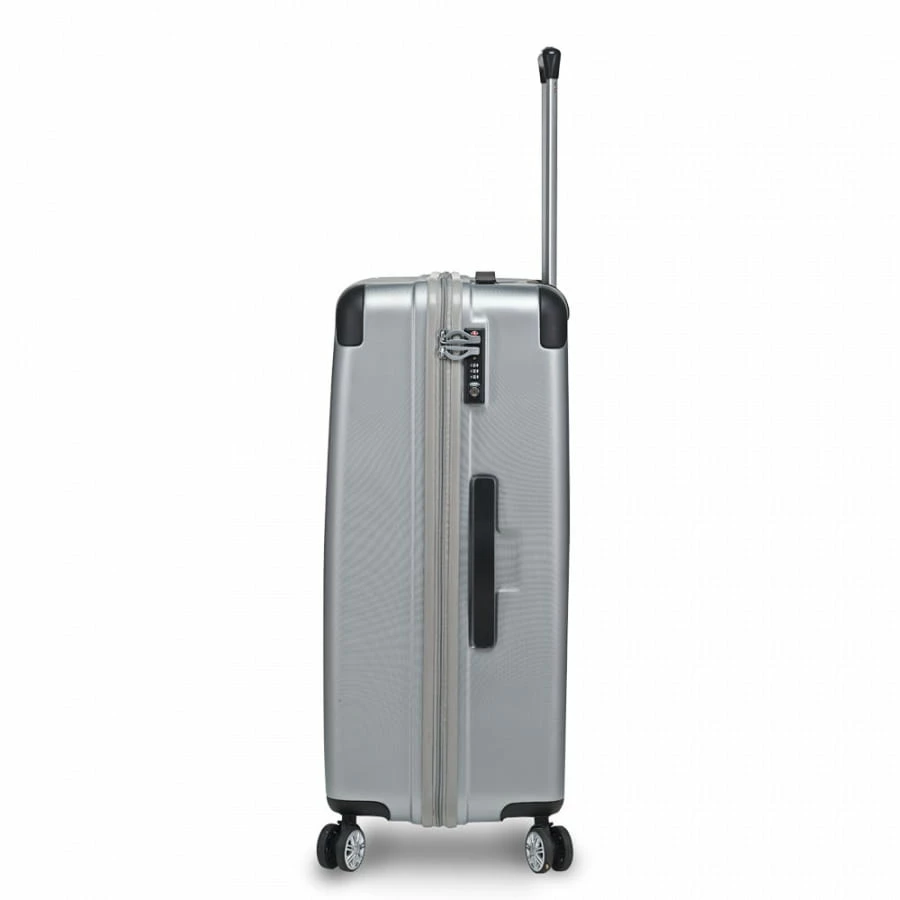 Stratic Stripe 4-Rollen Trolley L 76 Cm Silver 2 Stratic Stripe 4-Rollen Trolley L 76 Cm Silver – Bild 2