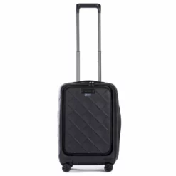 Stratic Leather And More Trolley S Mit Vortasche Matt Black