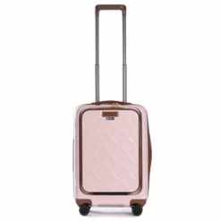 Stratic Leather And More Trolley S Mit Vortasche Rose