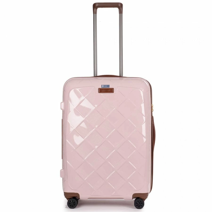 Stratic Leather And More 4-Rollen Trolley M 66 Cm Rose 1 Stratic Leather And More 4-Rollen Trolley M 66 Cm Rose