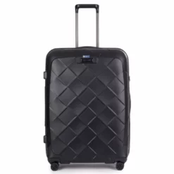 Stratic Leather And More 4-Rollen Trolley L 76 Cm Matt Black