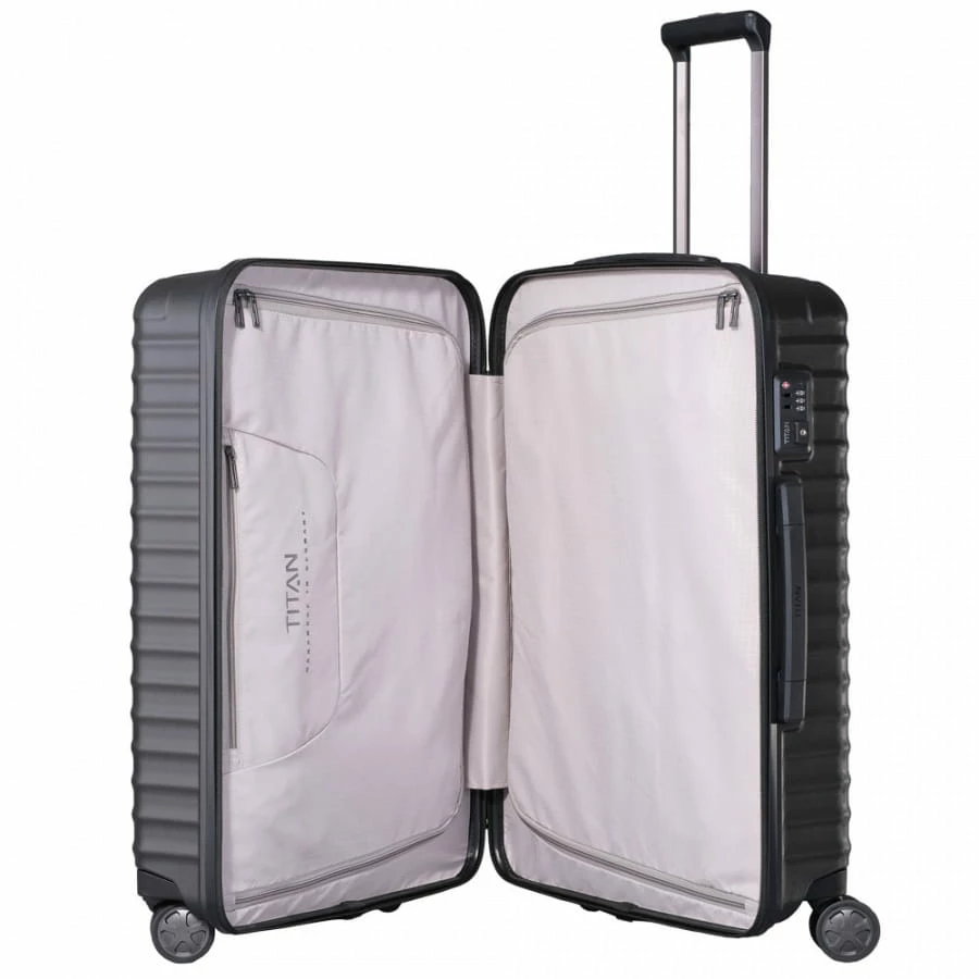 Titan Litron 4-Rollen Trolley M 69 Cm Schwarz 5 Titan Litron 4-Rollen Trolley M 69 Cm Schwarz – Bild 5