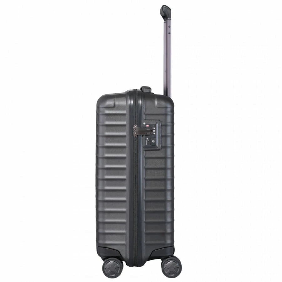 Titan Litron 4-Rollen Trolley S 55 Cm Schwarz 2 Titan Litron 4-Rollen Trolley S 55 Cm Schwarz – Bild 2