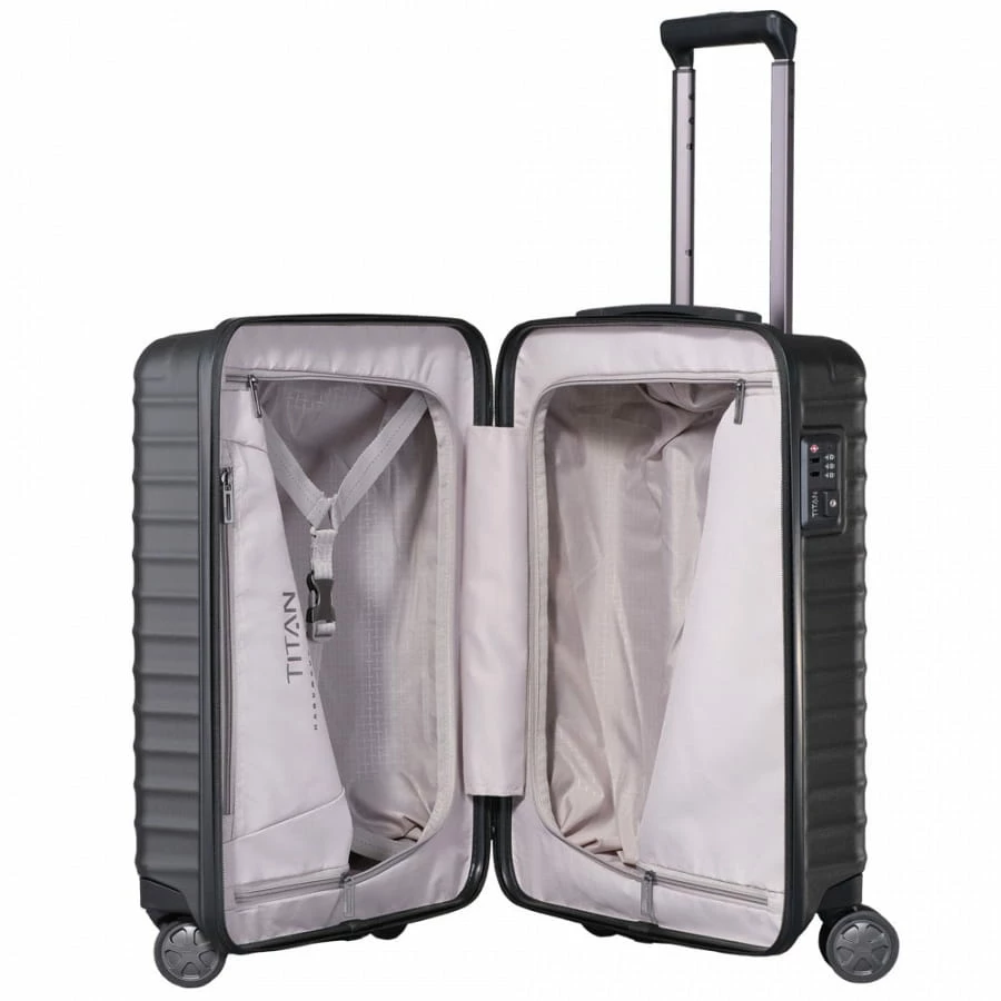 Titan Litron 4-Rollen Trolley S 55 Cm Schwarz 6 Titan Litron 4-Rollen Trolley S 55 Cm Schwarz – Bild 6