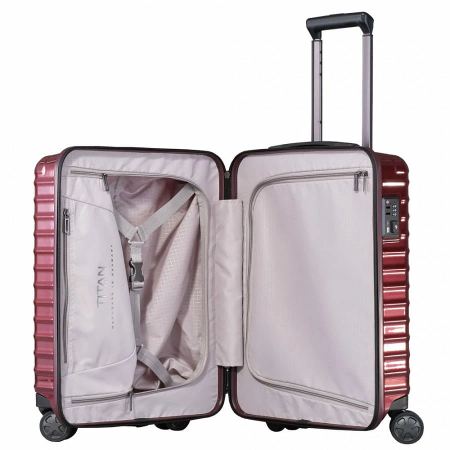 Titan Litron 4-Rollen Trolley S 55 Cm Kirschrot 5 Titan Litron 4-Rollen Trolley S 55 Cm Kirschrot – Bild 5