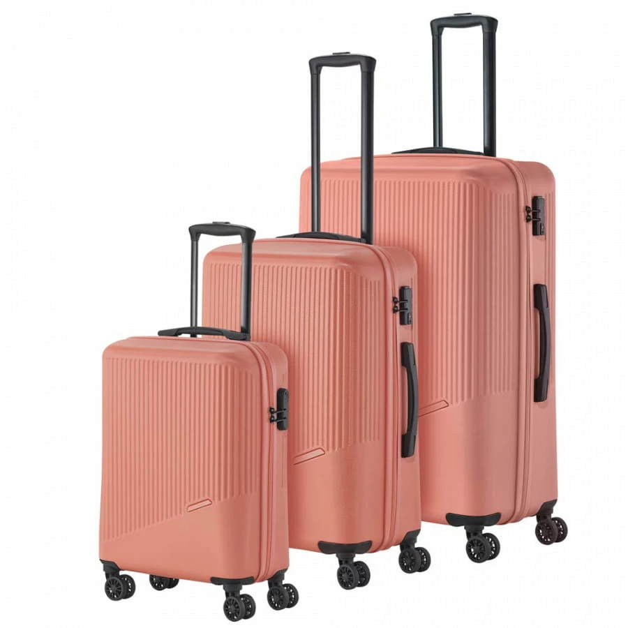 Travelite Bali Trolley-Set 3tlg S-M-L Koralle 1 Travelite Bali Trolley-Set 3tlg S-M-L Koralle