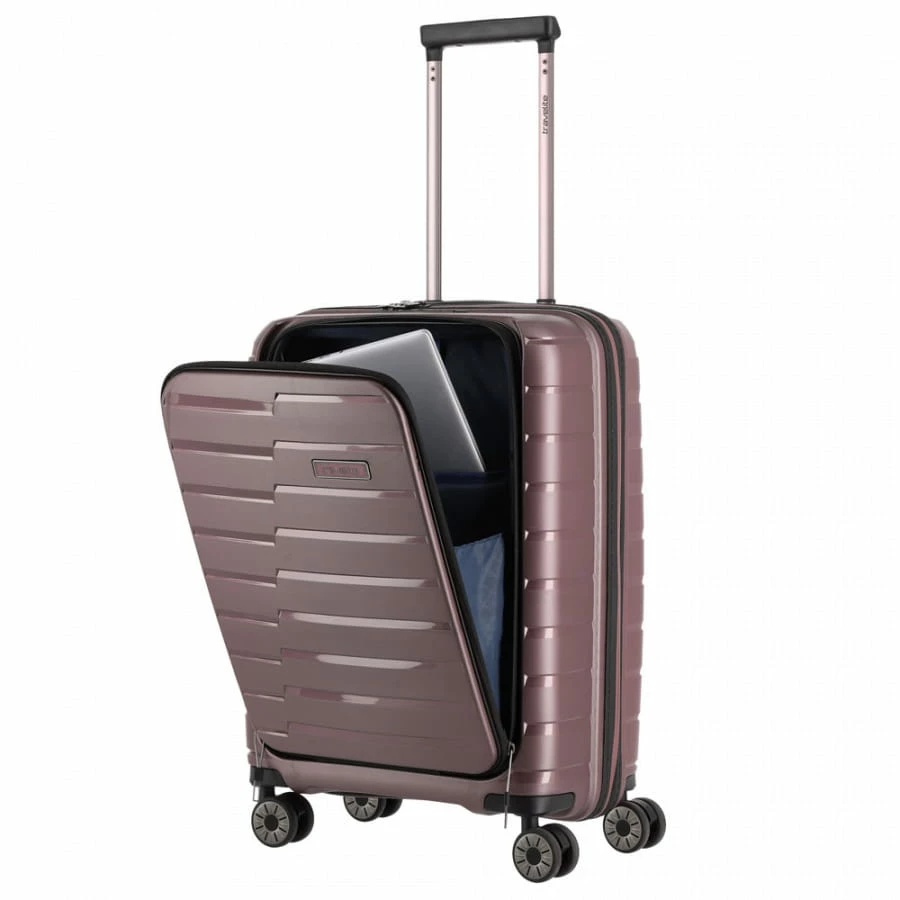 Travelite Air Base 4-Rollen Trolley S Mit Vortasche 55 Cm Flieder 5 Travelite Air Base 4-Rollen Trolley S Mit Vortasche 55 Cm Flieder – Bild 5