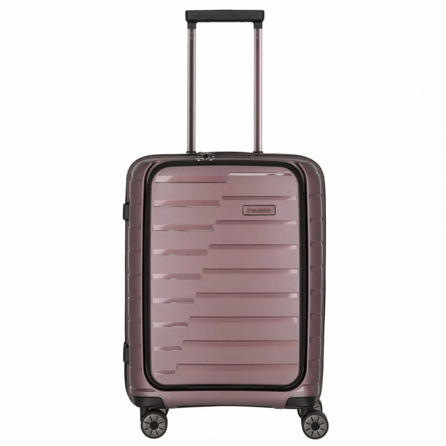 Travelite Air Base 4-Rollen Trolley S Mit Vortasche 55 Cm Flieder 6 Travelite Air Base 4-Rollen Trolley S Mit Vortasche 55 Cm Flieder – Bild 6