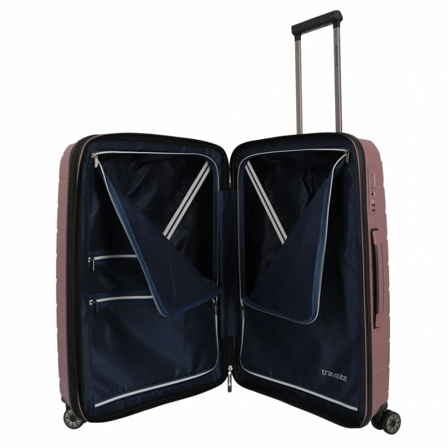 Travelite Air Base 4-Rollen Trolley M 67 Cm Flieder 4 Travelite Air Base 4-Rollen Trolley M 67 Cm Flieder – Bild 4