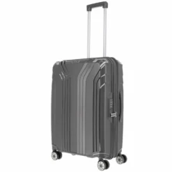 Travelite Elvaa 4-Rollen Trolley M 66 Cm Schwarz