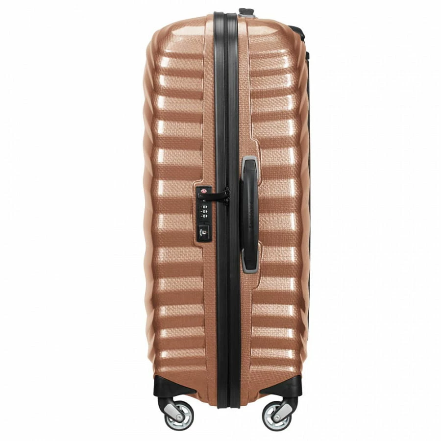 Samsonite Lite-Shock 4-Rollen Trolley M 69 Cm Copper Blush 2 Samsonite Lite-Shock 4-Rollen Trolley M 69 Cm Copper Blush – Bild 2