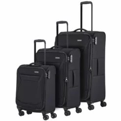 Travelite Chios Trolley-Set S-M-L Schwarz